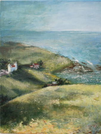 Seascape with Buildings